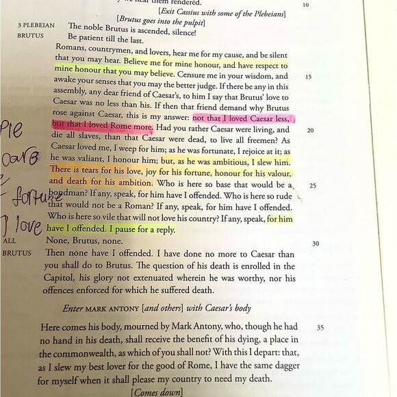 Julius Caesar Cambridge School Shakespeare Paperback - Picture 3 of 4